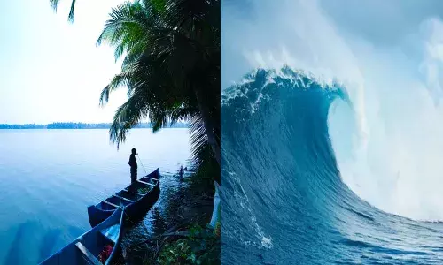 വലിയപറമ്പില്‍ നാളെ സുനാമി..!!  ആരും പരിഭ്രാന്തരാവേണ്ട..  മോക്ഡ്രില്ലുമായി ദുരന്ത നിവാരണ അതോറിറ്റി