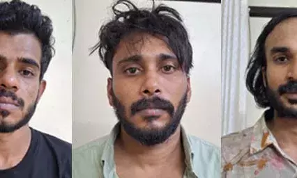 കാറില്‍ കടത്തിയ എം.ഡി.എം.എയുമായി പിടിയിലായ മൂന്ന് പ്രതികള്‍ റിമാണ്ടില്‍