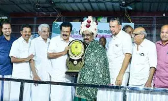 യഹ്‌യ തളങ്കരക്ക് മുസ്ലിംലീഗ് മേഖലാ കമ്മിറ്റി ജന്മനാട്ടില്‍ സ്വീകരണം നല്‍കി