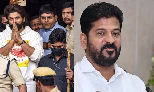 പുഷ്പ 2 കേസ്; തെലുഗ് സിനിമാ വ്യവസായികള് ഇന്ന് മുഖ്യമന്ത്രിയെ കാണും പുഷ്പ 2 കേസ്; തെലുഗ് സിനിമാ വ്യവസായികള് ഇന്ന് മുഖ്യമന്ത്രിയെ കാണും