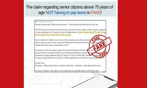 75 വയസ്സിന് മുകളിലുള്ളവര് നികുതി അടയ്ക്കേണ്ടേ? വ്യക്തതയുമായി കേന്ദ്രം 75 വയസ്സിന് മുകളിലുള്ളവര് നികുതി അടയ്ക്കേണ്ടേ? വ്യക്തതയുമായി കേന്ദ്രം