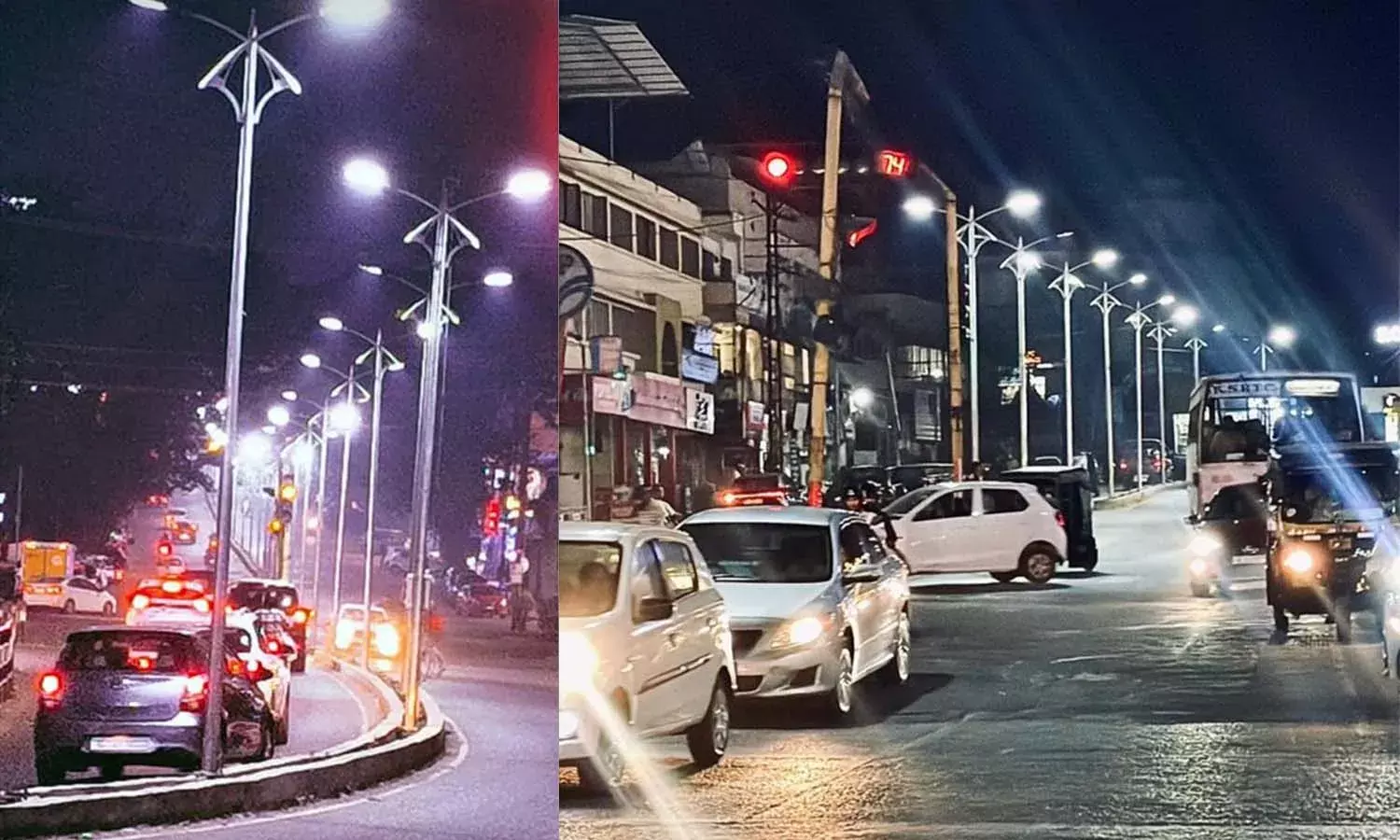 മൊഞ്ചായി കാസര്‍കോട് നഗരം; വര്‍ണപ്രഭ വിതറി 140 വിളക്കുകള്‍