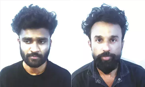 കാറില്‍ കടത്തിയ 83.890 ഗ്രാം എം.ഡി.എം.എയുമായി പിടിയിലായ രണ്ടുപേര്‍ റിമാണ്ടില്‍