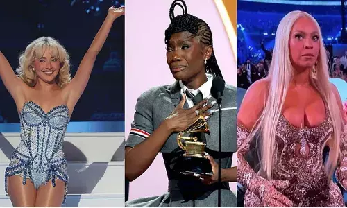 ഗ്രാമിയില് തിളങ്ങി ബിയോണ്സ്;ഷക്കീറയും സബ്രീനയും ഡോയിച്ചിയും പുരസ്കാര നേട്ടത്തില് ഗ്രാമിയില് തിളങ്ങി ബിയോണ്സ്;ഷക്കീറയും സബ്രീനയും ഡോയിച്ചിയും പുരസ്കാര നേട്ടത്തില്