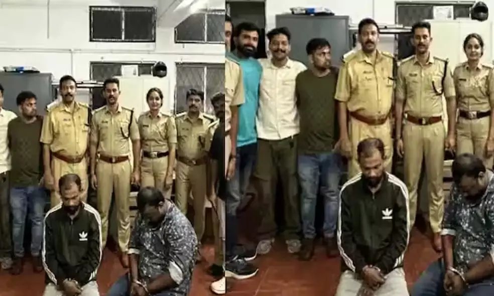 കഞ്ചാവ് ശേഖരം പരിശോധിച്ച ഉദ്യോഗസ്ഥരെ ഷോക്കടിപ്പിക്കാന്‍ ശ്രമം; പ്രതികള്‍ പിടിയില്‍