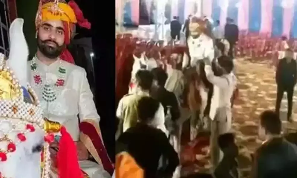 വിവാഹ വേദിക്കരികെ വരന് ഹൃദയാഘാതം; കുഴഞ്ഞുവീണ് മരിച്ചു