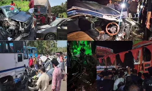 ദേശീയ പാതയില് പതിയിരിക്കുന്നുണ്ട് അപകടം; ഒരു വര്ഷത്തിനിടെ പൊലിഞ്ഞത് 32 ജീവനുകള് ദേശീയ പാതയില് പതിയിരിക്കുന്നുണ്ട് അപകടം; ഒരു വര്ഷത്തിനിടെ പൊലിഞ്ഞത് 32 ജീവനുകള്
