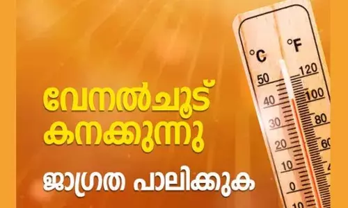 സംസ്ഥാനത്ത് ഗുരുതര സാഹചര്യം, വേനല്‍ കടുത്തു; 2 ജില്ലകളില്‍ റെഡ് അലര്‍ട്ട്, യുവി ഇന്‍ഡക്സ് 11ന് മുകളില്‍