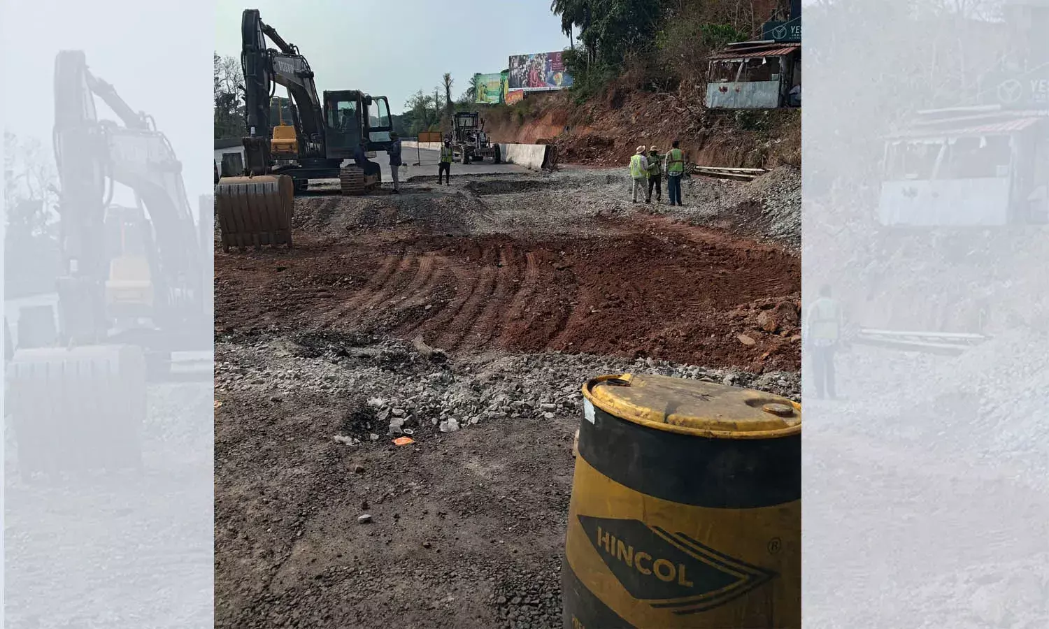 SERVICE ROAD | കുമ്പളയില്‍ ദേശീയപാതയുടെ അവശേഷിക്കുന്ന പ്രവൃത്തിയും ആരംഭിച്ചു: സിഗ്‌നല്‍ സംവിധാനമോ മെര്‍ജിംഗ് പോയിന്റോ ഒരുക്കുമെന്ന് പ്രതീക്ഷ