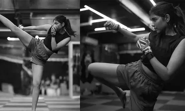 നസ്ലിന്‍ ചിത്രത്തിനായി മാര്‍ഷ്യല്‍ ആര്‍ട്‌സ് അഭ്യസിച്ച് കല്യാണി പ്രിയദര്‍ശന്‍; ചിത്രങ്ങള്‍ വൈറല്‍