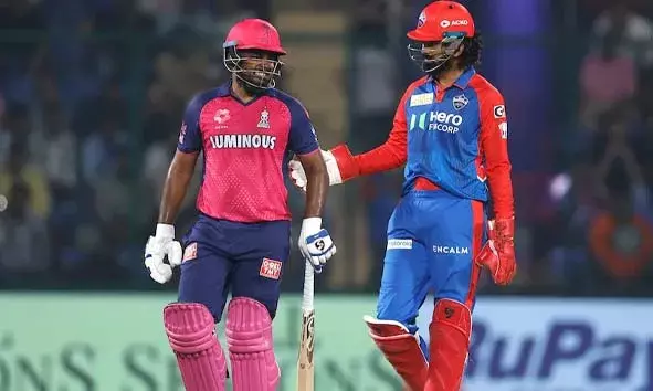 രാജസ്ഥാന് റോയല്സിന് തിരിച്ചടിയായി സഞ്ജു സാംസണിന്റെ പരിക്ക്; ഡല്ഹി ക്യാപിറ്റല്സിന് നാടകീയ ജയം രാജസ്ഥാന് റോയല്സിന് തിരിച്ചടിയായി സഞ്ജു സാംസണിന്റെ പരിക്ക്; ഡല്ഹി ക്യാപിറ്റല്സിന് നാടകീയ ജയം