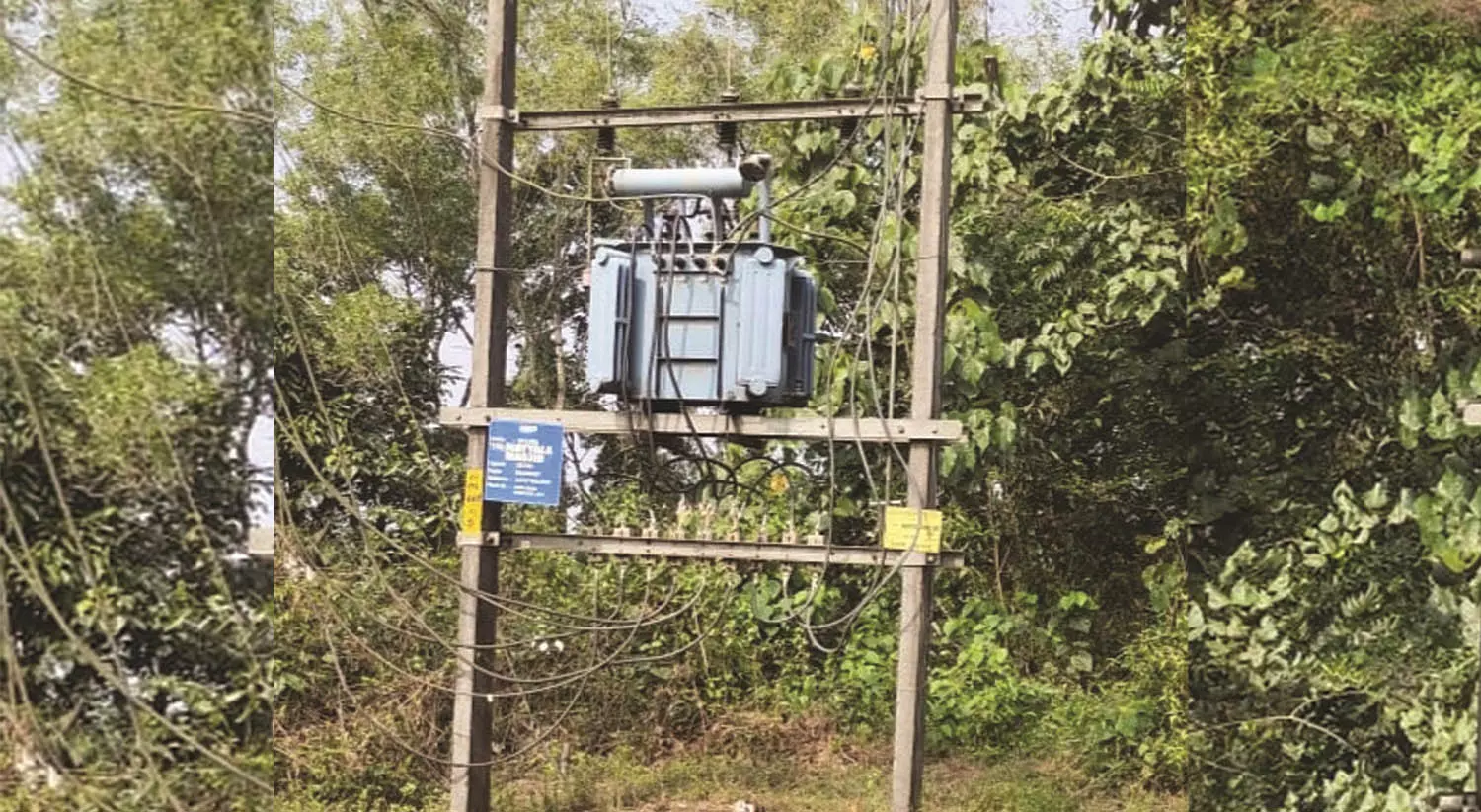 ഏണിയര്‍പ്പില്‍ നട വഴിക്കരികിലെ ട്രാന്‍സ്‌ഫോര്‍മര്‍ അപകടം മാടി വിളിക്കുന്നു