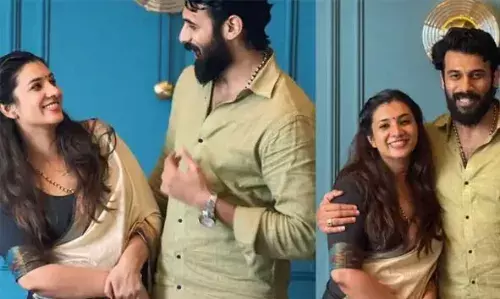 നടന്‍ ആന്‍സണ്‍ പോള്‍ വിവാഹിതനായി; വധു നിധി ആന്‍