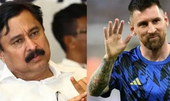 ലിയോണല് മെസിയേയും അര്ജന്റീനയേയും കേരളത്തില് കൊണ്ടുവരുന്നത് സര്ക്കാരല്ല, സ്പോണ്സര് ആണ്; പിന്മാറ്റത്തെ കുറിച്ച് പ്രതികരിച്ച് കായിക മന്ത്രി ലിയോണല് മെസിയേയും അര്ജന്റീനയേയും കേരളത്തില് കൊണ്ടുവരുന്നത് സര്ക്കാരല്ല, സ്പോണ്സര് ആണ്; പിന്മാറ്റത്തെ കുറിച്ച് പ്രതികരിച്ച് കായിക മന്ത്രി