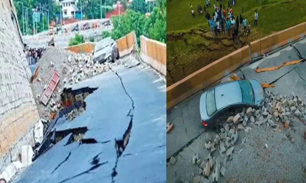 ദേശീയ പാത തകര്‍ച്ച; കരാര്‍ കമ്പനിയെ ഡീബാര്‍ ചെയ്ത് കേന്ദ്രം