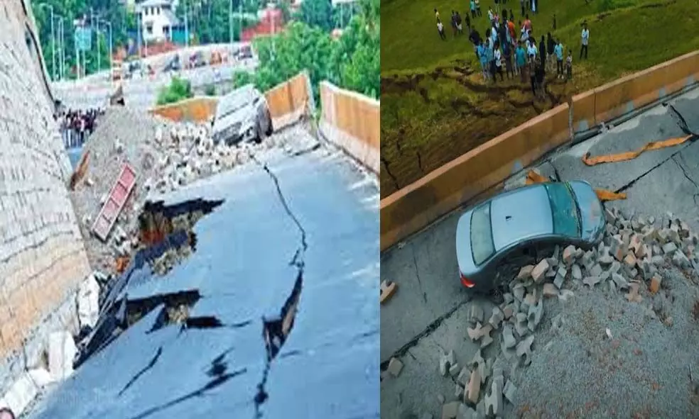 ദേശീയ പാത തകര്ച്ച; കരാര് കമ്പനിയെ ഡീബാര് ചെയ്ത് കേന്ദ്രം ദേശീയ പാത തകര്ച്ച; കരാര് കമ്പനിയെ ഡീബാര് ചെയ്ത് കേന്ദ്രം