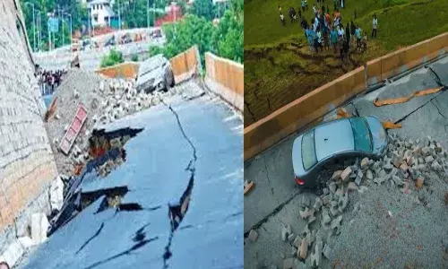 ദേശീയ പാത തകര്‍ച്ച; കരാര്‍ കമ്പനിയെ ഡീബാര്‍ ചെയ്ത് കേന്ദ്രം