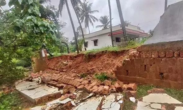 കനത്ത മഴ: ദക്ഷിണ കന്നഡ, ഉഡുപ്പി ജില്ലകളില്‍ 41 വീടുകള്‍ക്ക് കേടുപാടുകള്‍ സംഭവിച്ചു