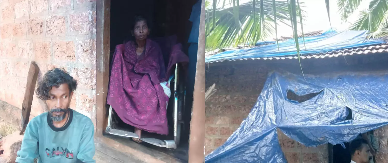 ചോര്ന്നൊലിക്കുന്ന ഓട് പാകിയ ഷെഡ്ഡില് താമസിച്ചിരുന്ന കുടുംബത്തിന് പഞ്ചായത്ത് അധികൃതര് തുണയായി ചോര്ന്നൊലിക്കുന്ന ഓട് പാകിയ ഷെഡ്ഡില് താമസിച്ചിരുന്ന കുടുംബത്തിന് പഞ്ചായത്ത് അധികൃതര് തുണയായി