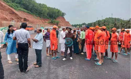 ദേശീയ ദുരന്ത നിവാരണ സംഘം വീരമലക്കുന്ന് സന്ദര്‍ശിച്ചു