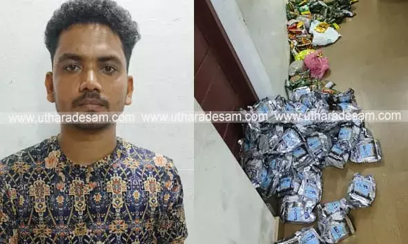 ഓട്ടോറിക്ഷയില്‍ കടത്തിയ 5337 പാക്കറ്റ് പുകയില ഉല്‍പ്പന്നങ്ങളുമായി ഡ്രൈവര്‍ അറസ്റ്റില്‍