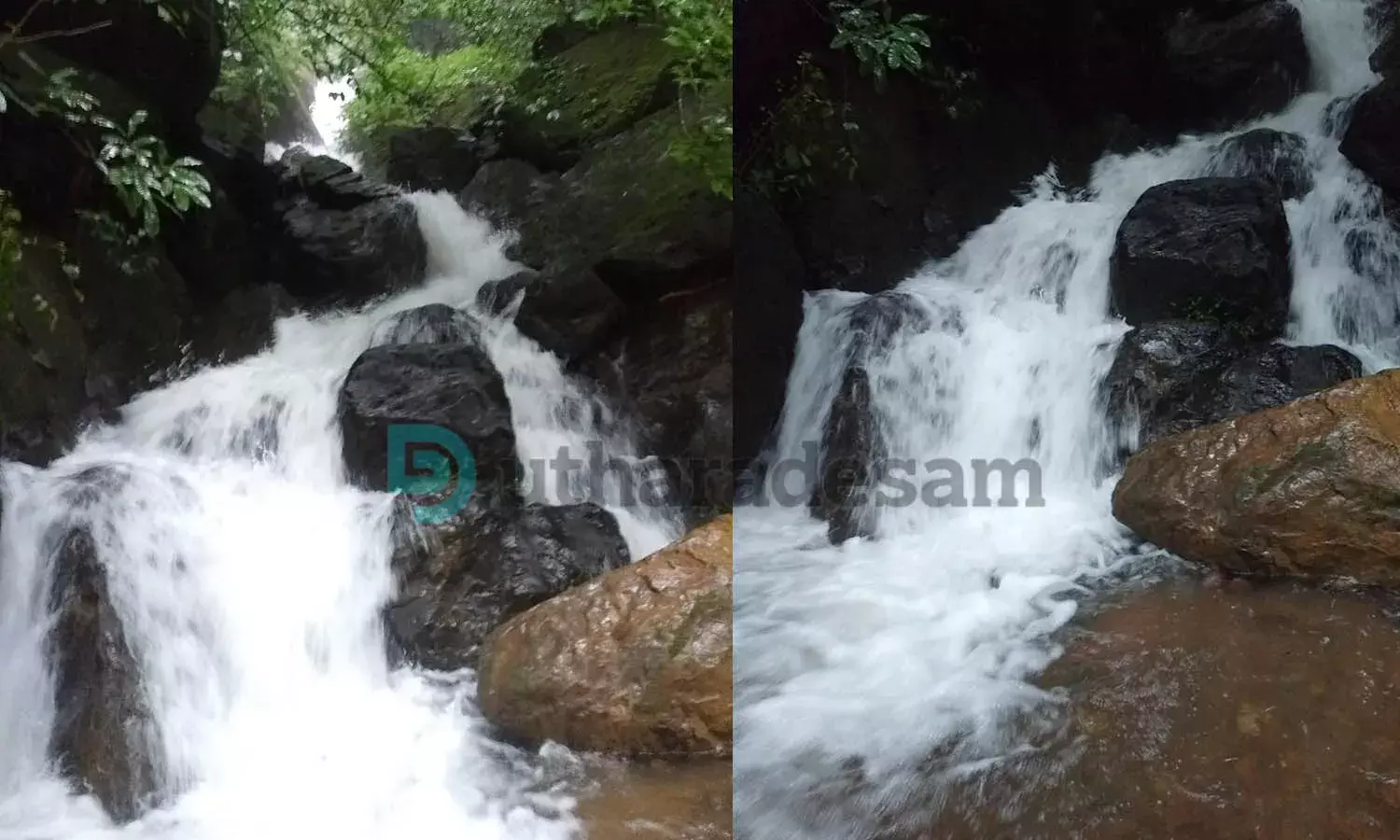മഴയാത്രക്കാരുടെ മനംകവര്‍ന്ന്  ബെള്ളച്ചാല്‍ വെള്ളച്ചാട്ടവും മലനിരകളും