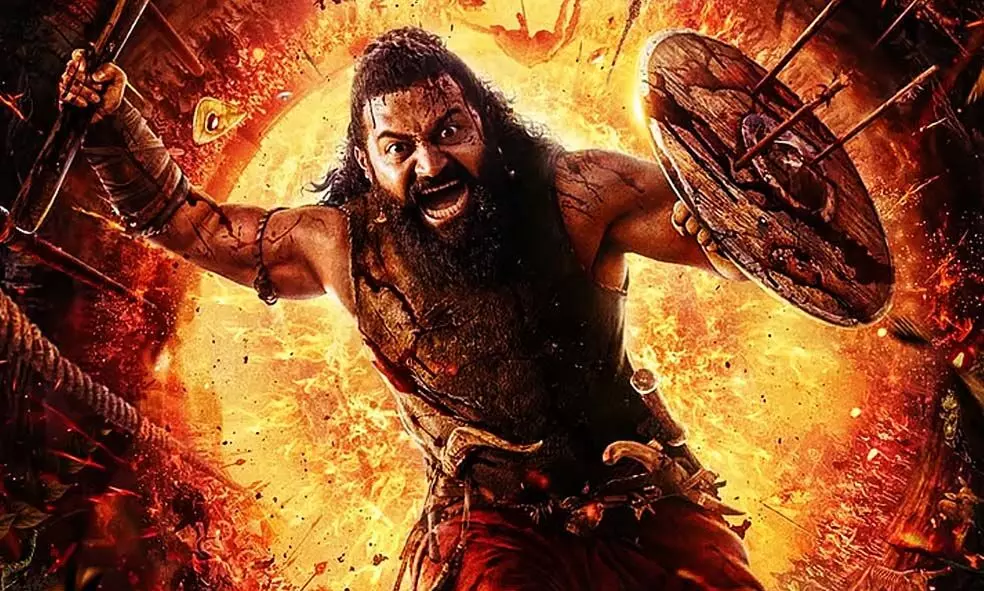 കാന്താര ചാപ്റ്റര്‍ 1 ന്റെ  പുതിയ പോസ്റ്റര്‍ പുറത്ത്‌; ബ്രഹ്‌മാണ്ഡ ചിത്രം ഒക്ടോബറില്‍