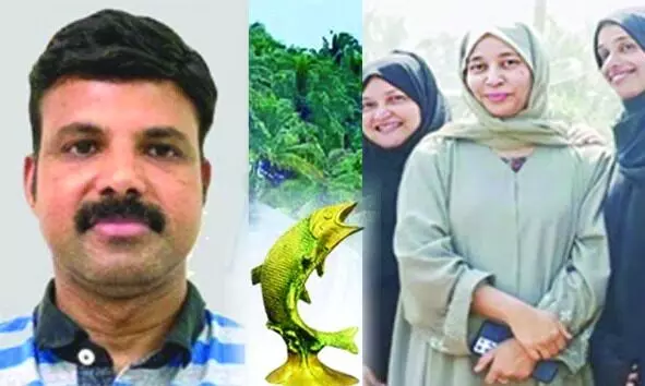 സംസ്ഥാന മത്സ്യ കർഷക അവാർഡിൽ തിളങ്ങി ജില്ല: മികച്ച ജില്ല കാസർകോട് സംസ്ഥാന മത്സ്യ കർഷക അവാർഡിൽ തിളങ്ങി ജില്ല: മികച്ച ജില്ല കാസർകോട്
