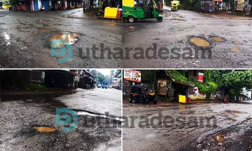 റെയില്വേ സ്റ്റേഷനിലേക്കാണോ ? കാത്തിരിക്കുന്നുണ്ട് ദുരിതപാത റെയില്വേ സ്റ്റേഷനിലേക്കാണോ ? കാത്തിരിക്കുന്നുണ്ട് ദുരിതപാത