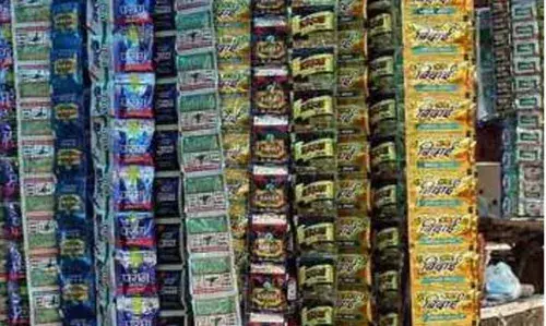 വീടിന് പിറകിലുള്ള ചായ്പില്‍ സൂക്ഷിച്ച 20,000ത്തിലേറെ പാക്കറ്റ് പുകയില ഉല്‍പ്പന്നങ്ങള്‍ പിടികൂടി