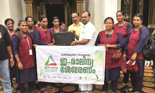 ഹരിതകര്‍മ്മ സേന വഴി ഇ-മാലിന്യ ശേഖരണം: നഗരസഭാതല ഉദ്ഘാടനം