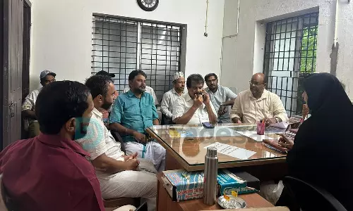 ദേശീയപാത: മൊഗ്രാല്‍പുത്തൂരില്‍ ആശങ്ക ഒഴിയുന്നില്ല; എക്‌സിറ്റ് പോയിന്റ് അടക്കാനുള്ള നീക്കം വീണ്ടും തടഞ്ഞു