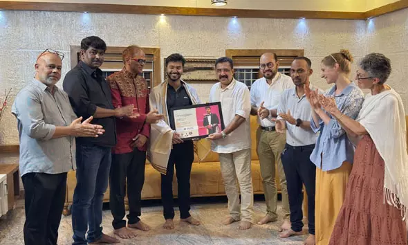 റിഷാന്‍ ഷാഫിയെ അനുമോദിച്ചു