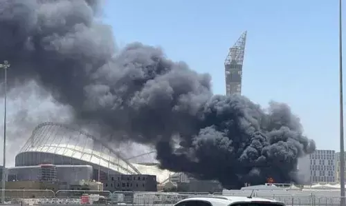 ഖത്തറിലെ വ്യാവസായിക മേഖലയിലെ വെയര്‍ഹൗസില്‍ തീപിടുത്തം; നിയന്ത്രണവിധേയമാക്കി സിവില്‍ ഡിഫന്‍സ്