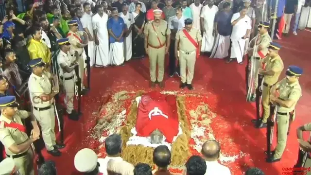 വി.എസ് ഇനി ജ്വലിക്കുന്ന ഓർമ്മ; പോരാട്ട ഭൂമിയിൽ  നിത്യനിദ്ര
