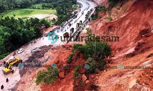 വീരമലക്കുന്നിലെ മണ്ണിടിച്ചില്; സുരക്ഷാ റിപ്പോര്ട്ട് കിട്ടുന്നത് വരെ ഗതാഗത നിയന്ത്രണം തുടരും വീരമലക്കുന്നിലെ മണ്ണിടിച്ചില്; സുരക്ഷാ റിപ്പോര്ട്ട് കിട്ടുന്നത് വരെ ഗതാഗത നിയന്ത്രണം തുടരും
