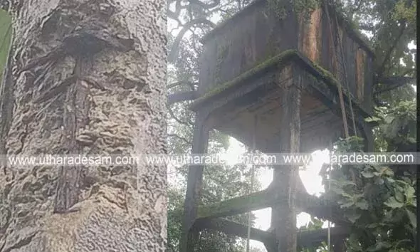 പൊലീസുകാരുടെ ജീവന് ഭീഷണി ഉയര്‍ത്തി സ്റ്റേഷന് സമീപത്തെ ദ്രവിച്ച വാട്ടര്‍ ടാങ്ക്