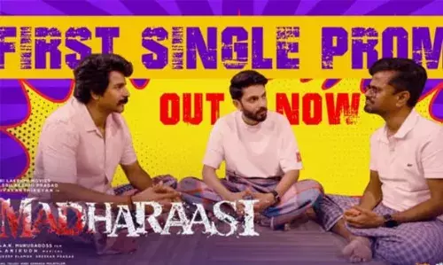 മധരാസിയിലെ സലാംബല എന്ന ഗാനത്തിലൂടെ അനിരുദ്ധ് രവിചന്ദറും സായ് അഭ്യാങ്കറും ഒന്നിക്കുന്നു; ശിവകാര്‍ത്തികേയന്‍ ചിത്രത്തിന്റെ വീഡിയോ പ്രൊമോ പുറത്ത്