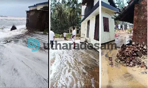 ജില്ലയിലെ രൂക്ഷമായ കടലേറ്റം; പദ്ധതിക്കായി സമഗ്ര റിപ്പോര്ട്ട് സമര്പ്പിക്കും ജില്ലയിലെ രൂക്ഷമായ കടലേറ്റം; പദ്ധതിക്കായി സമഗ്ര റിപ്പോര്ട്ട് സമര്പ്പിക്കും
