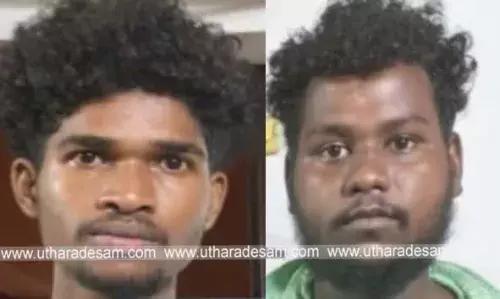 രാത്രി സ്കൂട്ടറിലെത്തി 72കിലോ ചന്ദനമരം മുറിച്ചുകടത്താന് ശ്രമിച്ച കേസില് രണ്ടുപേര് അറസ്റ്റില് രാത്രി സ്കൂട്ടറിലെത്തി 72കിലോ ചന്ദനമരം മുറിച്ചുകടത്താന് ശ്രമിച്ച കേസില് രണ്ടുപേര് അറസ്റ്റില്