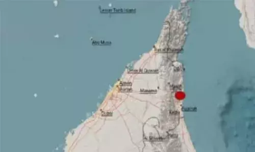 യുഎഇയില്‍ നേരിയ ഭൂചലനം; ആളപായമോ നാശനഷ്ടമോ ഇല്ല