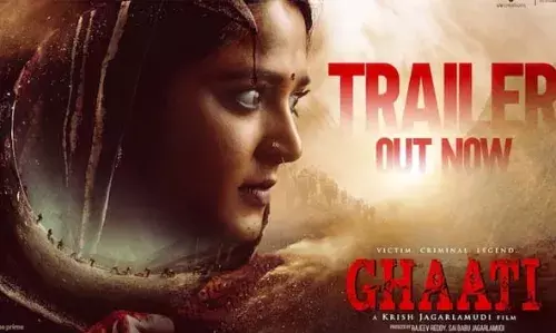 അനുഷ്‌ക ഷെട്ടി-ക്രിഷ് ജാഗര്‍ലാമുഡി ചിത്രം ഘാട്ടി യുടെ ട്രെയിലര്‍ പുറത്ത്; ചിത്രം സെപ്റ്റംബര്‍ 5 ന് തിയേറ്ററുകളിലെത്തും