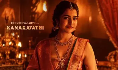 കാന്താര ചാപ്റ്റര്‍ 1 ല്‍ കനകവതിയായി രുക്മിണി വസന്ത്; ആദ്യ കാരക്ടര്‍ പോസ്റ്റര്‍ പുറത്ത്