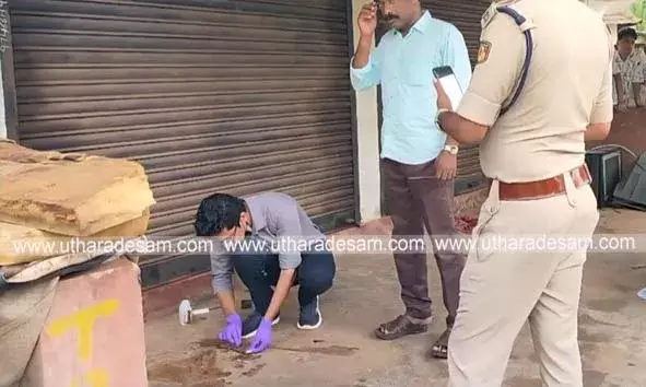 ദുരൂഹതയില്ല; കടവരാന്തയിലെ രക്തം മൃഗത്തിന്റേത് തന്നെയെന്ന് സ്ഥിരീകരണം ദുരൂഹതയില്ല; കടവരാന്തയിലെ രക്തം മൃഗത്തിന്റേത് തന്നെയെന്ന് സ്ഥിരീകരണം