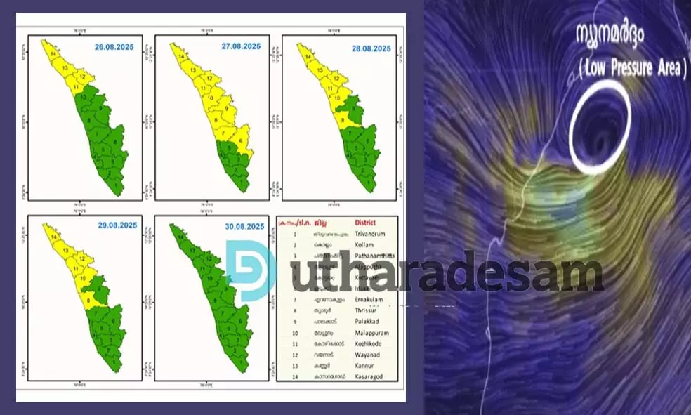 ജില്ലയില് കനത്ത മഴ; ആശങ്കയോടെ ഓണ വിപണി ജില്ലയില് കനത്ത മഴ; ആശങ്കയോടെ ഓണ വിപണി