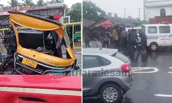 തലപ്പാടിയിലെ ആറ് പേരുടെ മരണത്തിന് കാരണം ബസിന്റെ അമിതവേഗതയും ടയറിന്റെ തേയ്മാനവും