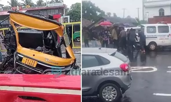 തലപ്പാടിയിലെ ആറ് പേരുടെ മരണത്തിന് കാരണം ബസിന്റെ അമിതവേഗതയും ടയറിന്റെ തേയ്മാനവും തലപ്പാടിയിലെ ആറ് പേരുടെ മരണത്തിന് കാരണം ബസിന്റെ അമിതവേഗതയും ടയറിന്റെ തേയ്മാനവും