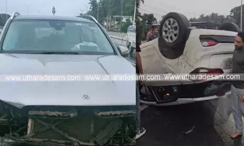 ഉപ്പള ഗേറ്റിന് സമീപം ദേശീയപാതയില് അപകടം പതിവാകുമ്പോഴും അധികൃതര്ക്ക് മൗനം ഉപ്പള ഗേറ്റിന് സമീപം ദേശീയപാതയില് അപകടം പതിവാകുമ്പോഴും അധികൃതര്ക്ക് മൗനം