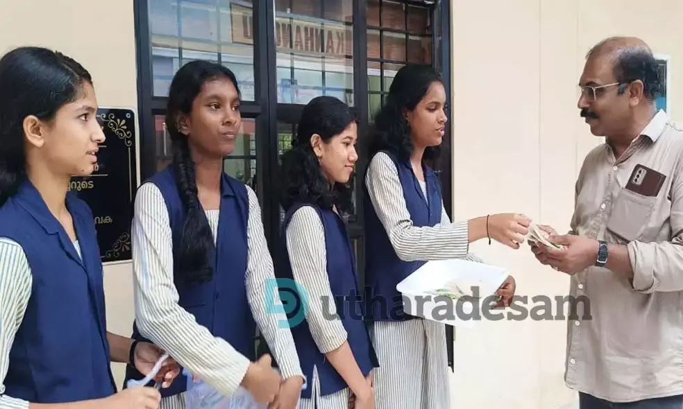 നിര്‍ധനര്‍ക്ക് ഓണക്കിറ്റ് നല്‍കാന്‍ പപ്പടം ചലഞ്ചുമായി വിദ്യാര്‍ത്ഥികള്‍