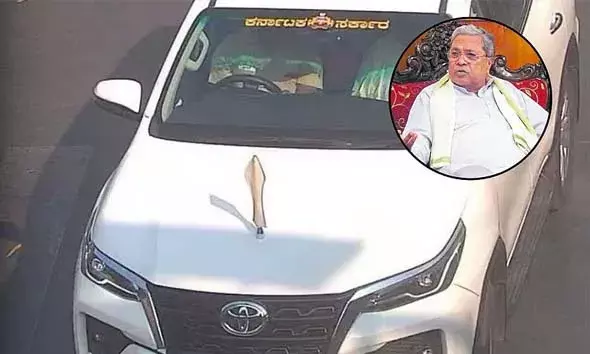സീറ്റ് ബെല്‍റ്റ് ധരിക്കാത്തതിനും അമിതവേഗതയ്ക്കും 7 നോട്ടീസുകള്‍; 2500 രൂപ പിഴ അടച്ച് മുഖ്യമന്ത്രി സിദ്ധരാമയ്യ
